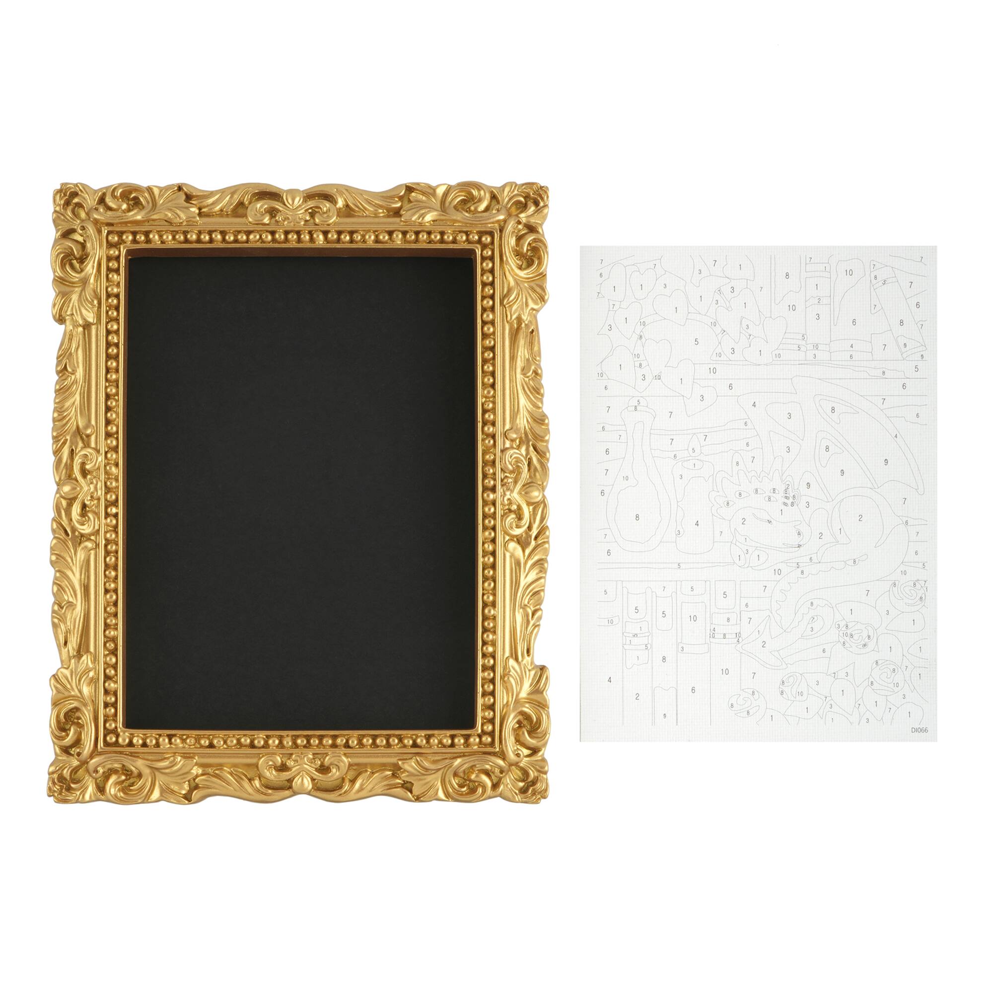 Book Dragon Paint-by-Number Framed Mini Kit by Artist's Loft®